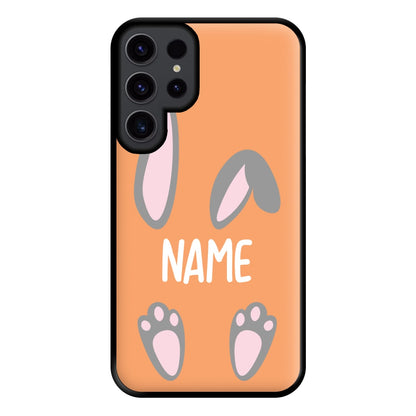 Grey Bunny Personalised Phone Case for Galaxy S23 Ultra