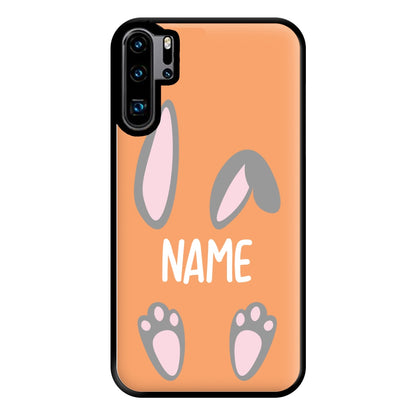 Grey Bunny Personalised Phone Case for Huawei P30 Pro