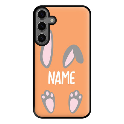 Grey Bunny Personalised Phone Case for Galaxy S23FE