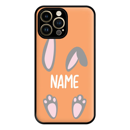 Grey Bunny Personalised Phone Case for iPhone 14 Pro Max