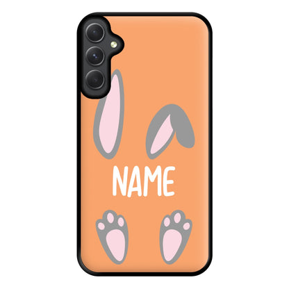 Grey Bunny Personalised Phone Case for Galaxy A54