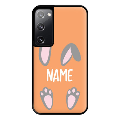 Grey Bunny Personalised Phone Case for Galaxy S20