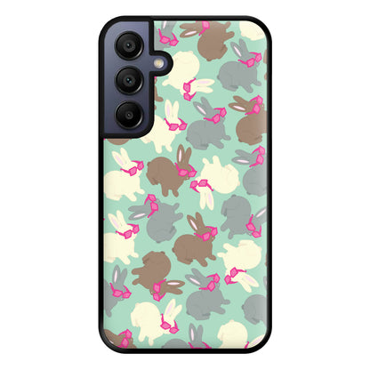 Bunny With Glasses Pattern Phone Case for Galaxy A16