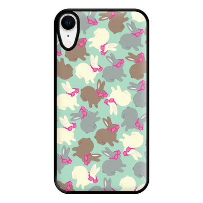 Bunny With Glasses Pattern Phone Case for iPhone XR