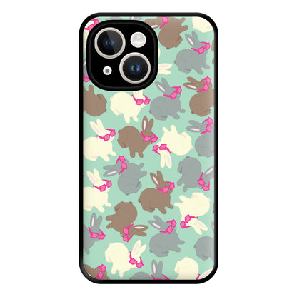 Bunny With Glasses Pattern Phone Case for iPhone 14 Plus
