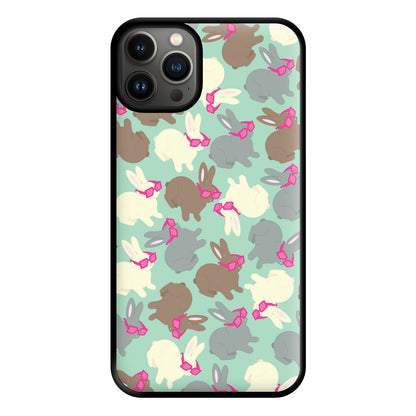 Bunny With Glasses Pattern Phone Case for iPhone 13
