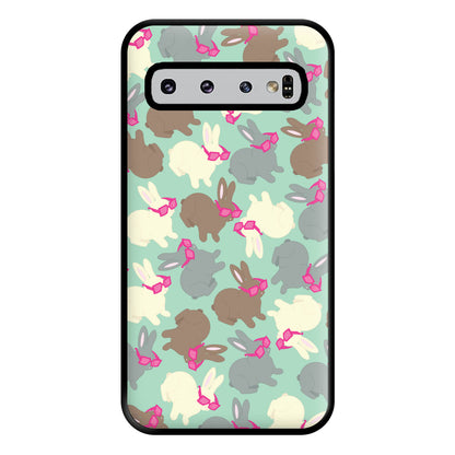 Bunny With Glasses Pattern Phone Case for Galaxy S10 Plus