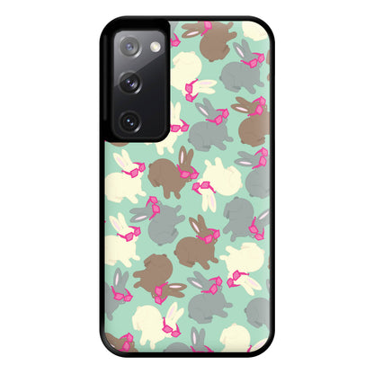 Bunny With Glasses Pattern Phone Case for Galaxy S20FE