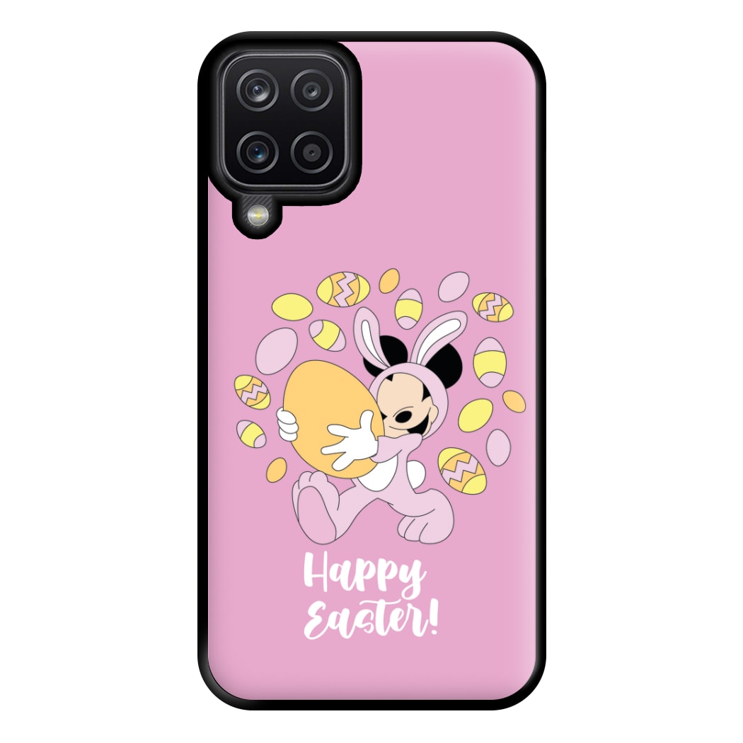 Happy Easter Pink  Phone Case for Galaxy A12