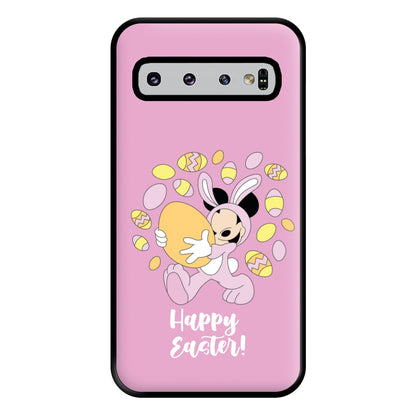 Happy Easter Pink  Phone Case for Galaxy S10 Plus
