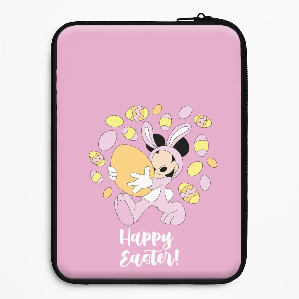 Happy Easter Pink  Laptop Sleeve