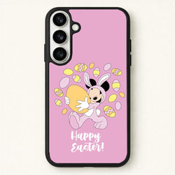 Happy Easter Pink Phone Case for Galaxy S26