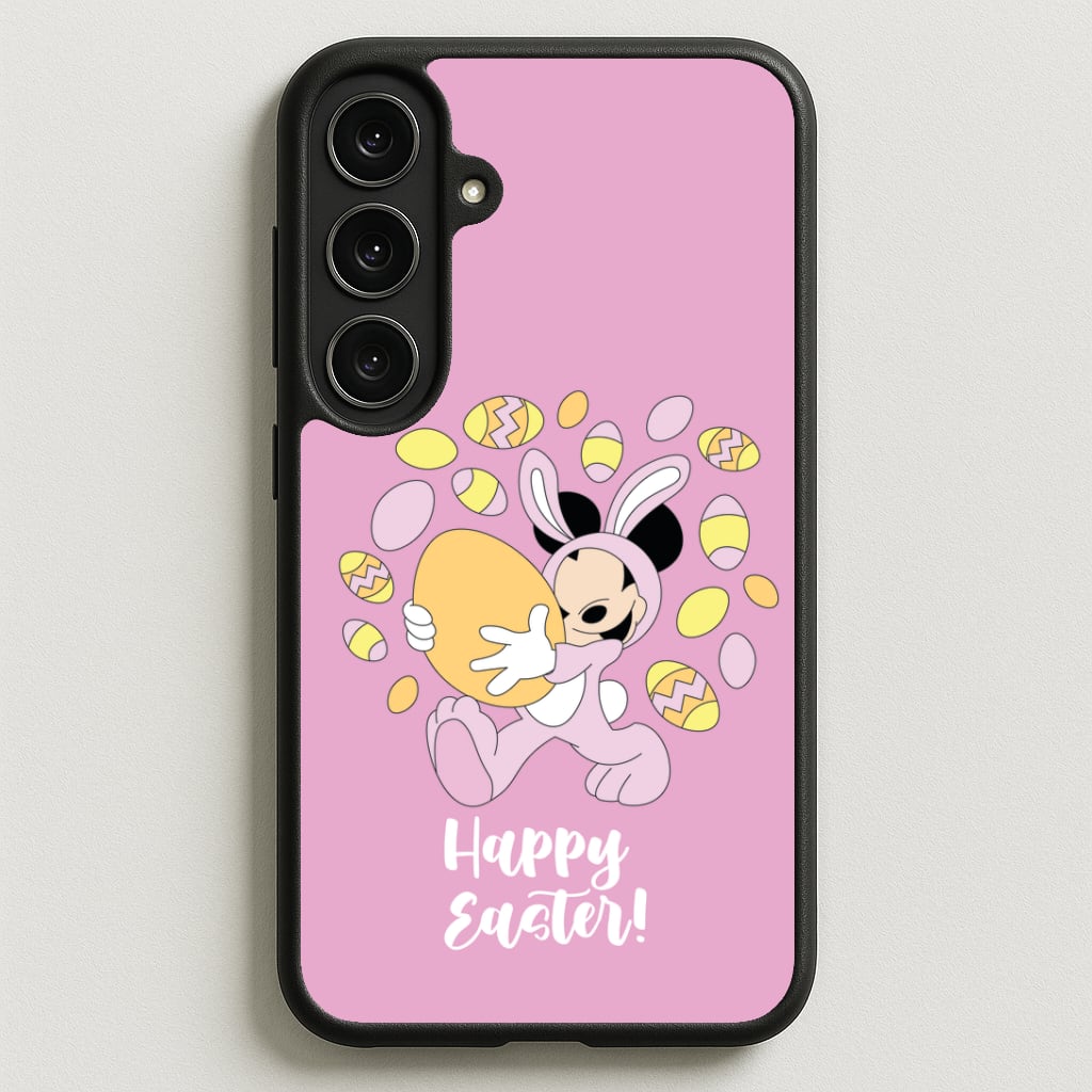 Happy Easter Pink Phone Case for Galaxy S25FE