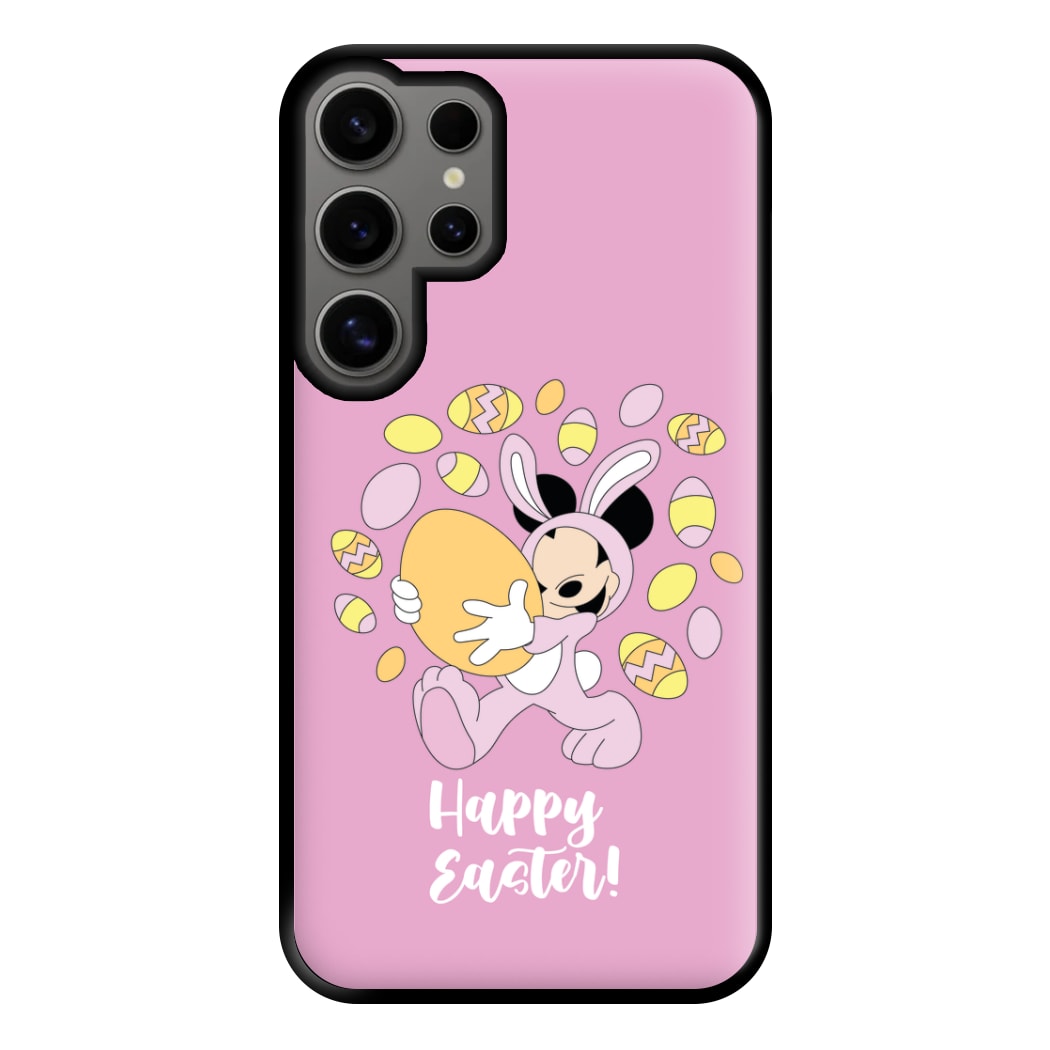 Happy Easter Pink  Phone Case for Galaxy S24 Ultra