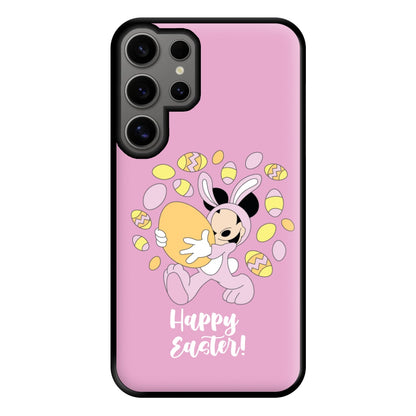 Happy Easter Pink  Phone Case for Galaxy S24 Ultra