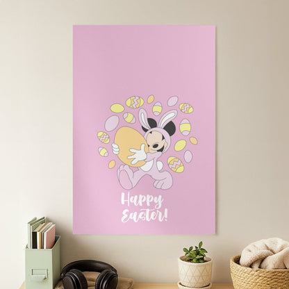 Happy Easter Pink  Poster
