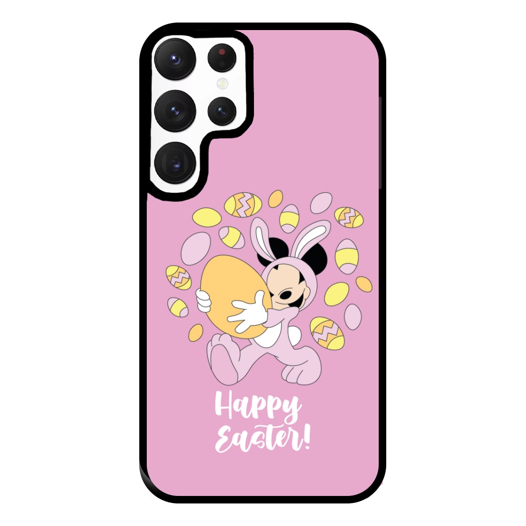 Happy Easter Pink  Phone Case for Galaxy S22 Ultra