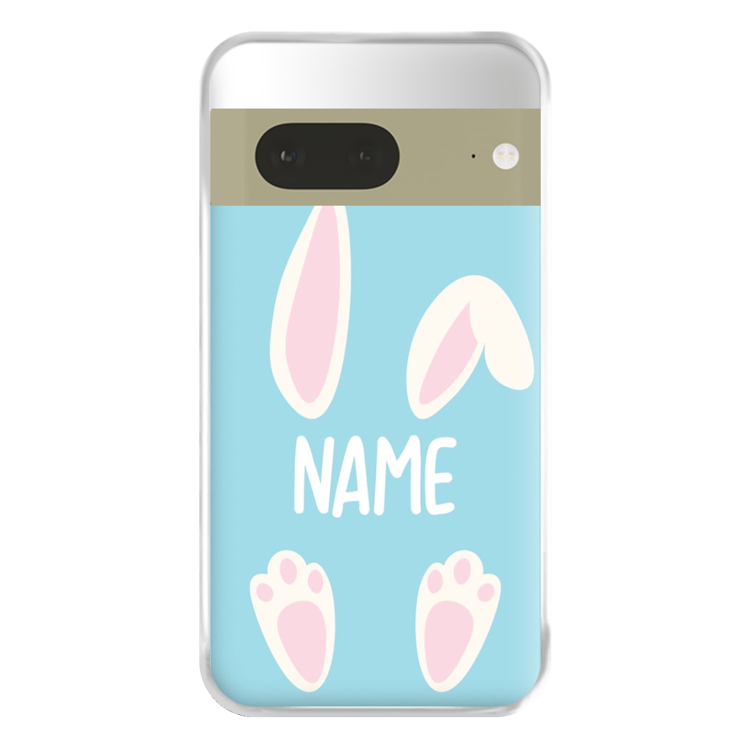 White Bunny Personalised Phone Case for Google Pixel 7a