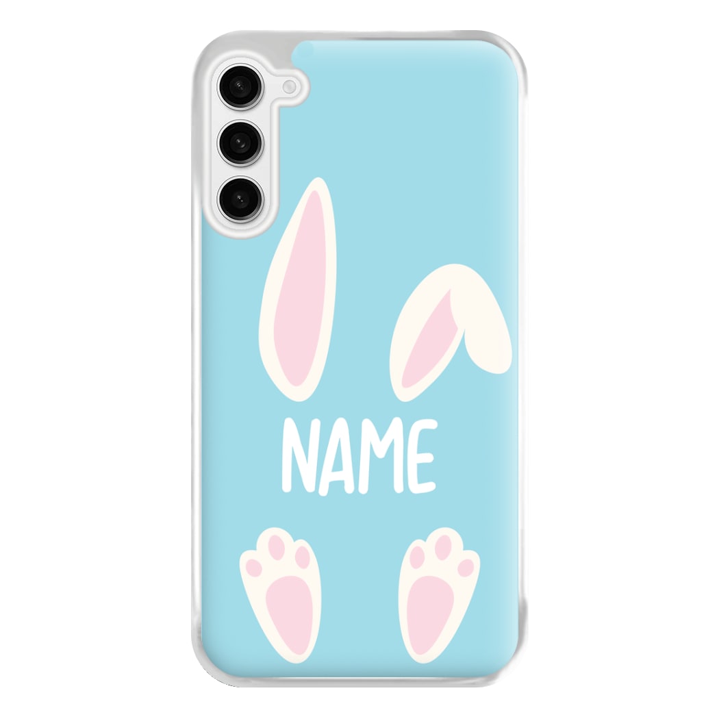 White Bunny Personalised Phone Case for Galaxy S23FE
