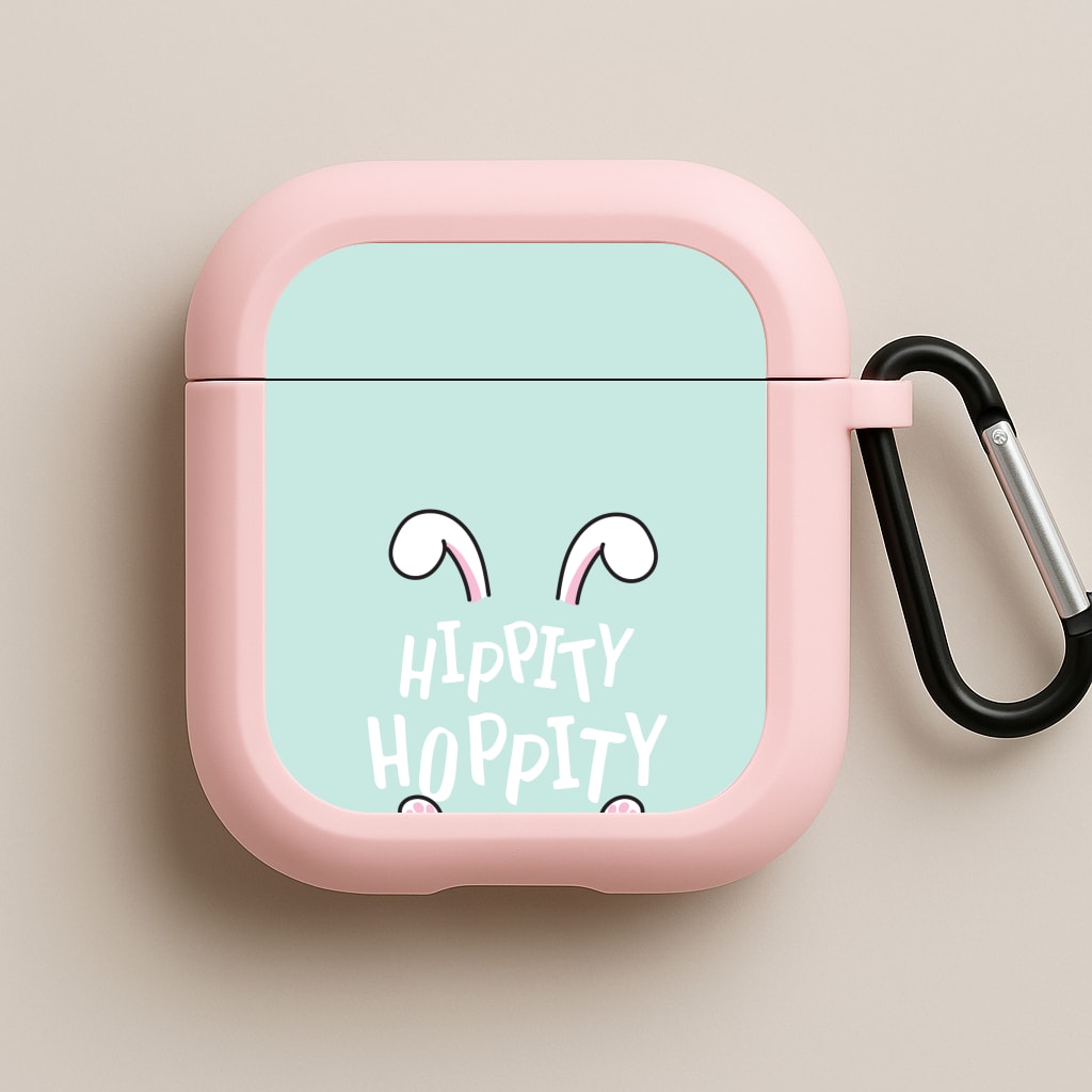 Hippity Hoppity Pink AirPods Case