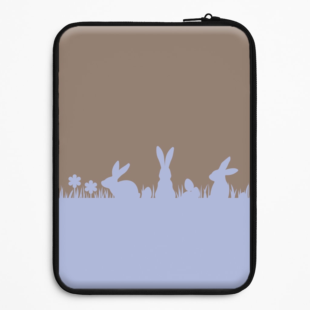 Bunny Outline  Laptop Sleeve