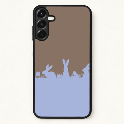 Bunny Outline Phone Case for Galaxy A37