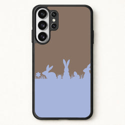 Bunny Outline Phone Case for Galaxy S26 Ultra