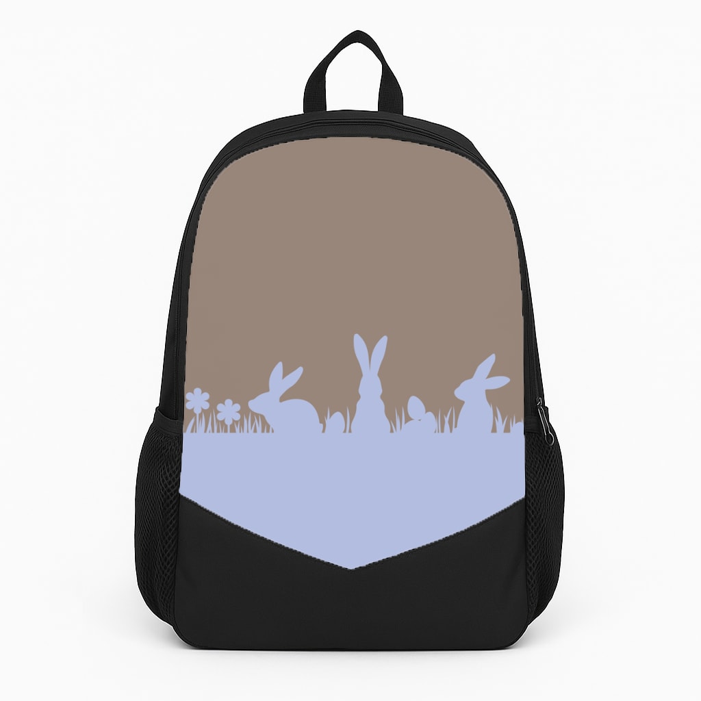 Bunny Outline  Large Backpack