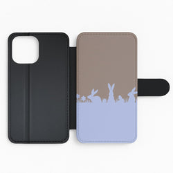 Bunny Outline  Flip Phone Case