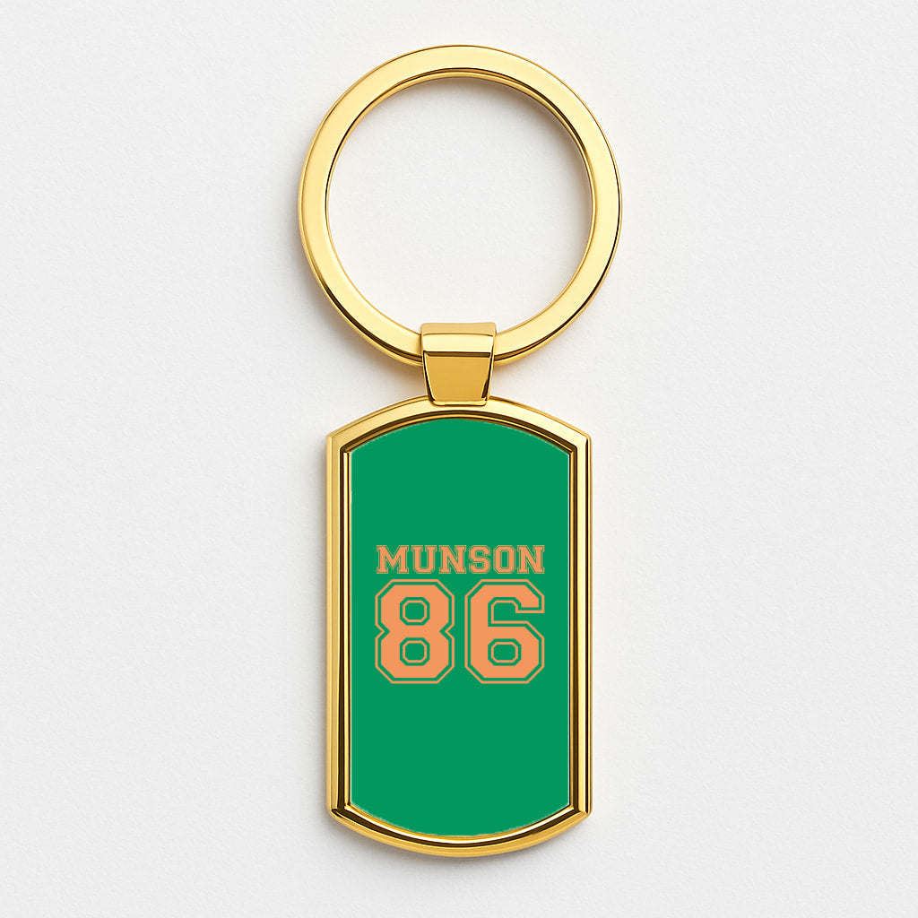 Munson 86 - Green Gold Keyring