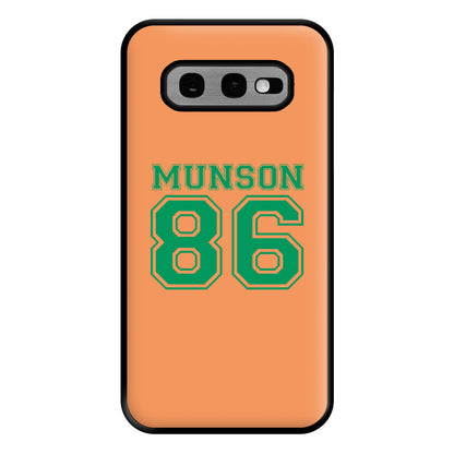 Munson 86 - Orange Phone Case for Galaxy S10e