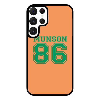 Munson 86 - Orange Phone Case for Galaxy S22 Ultra