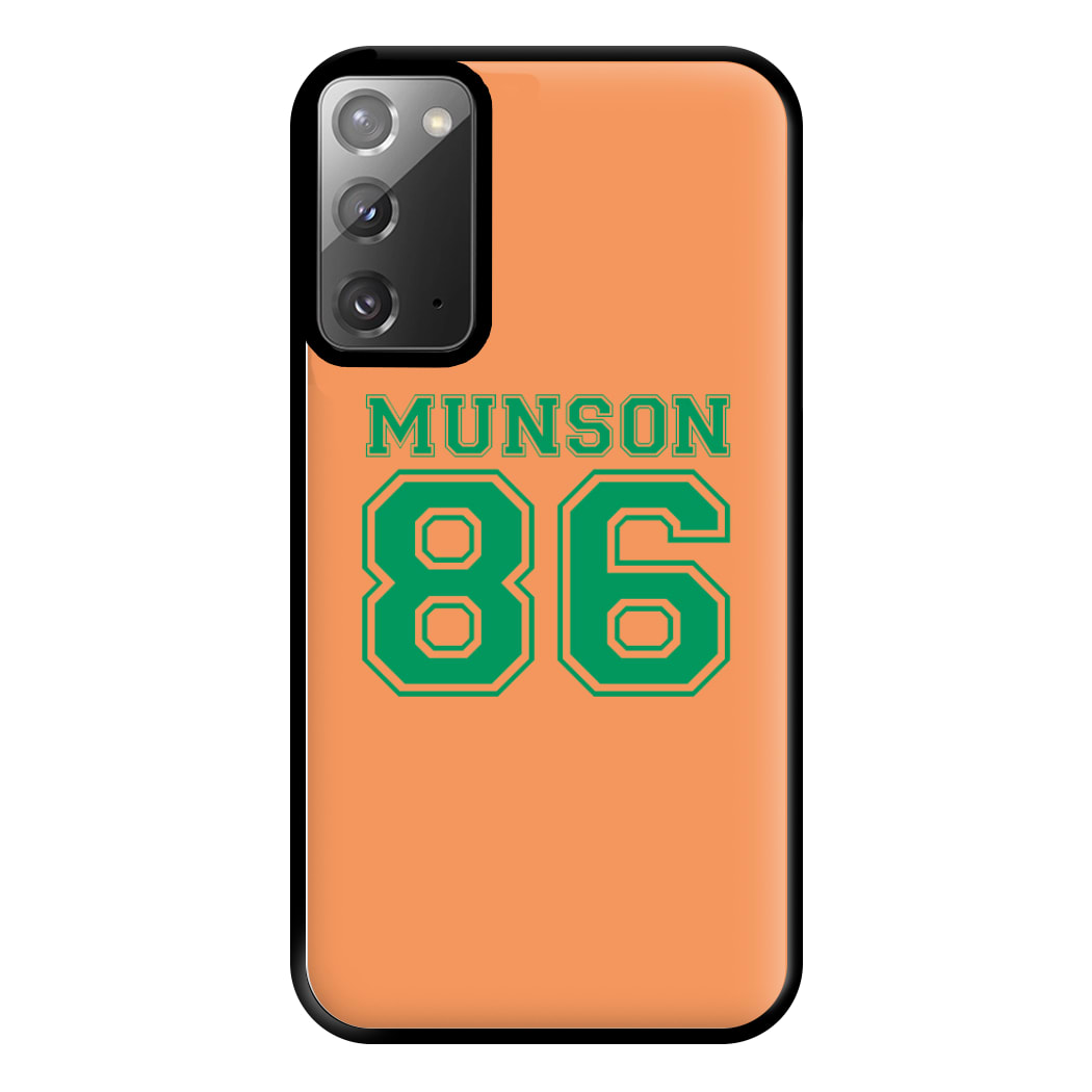 Munson 86 - Orange Phone Case for Galaxy Note 20 Ultra