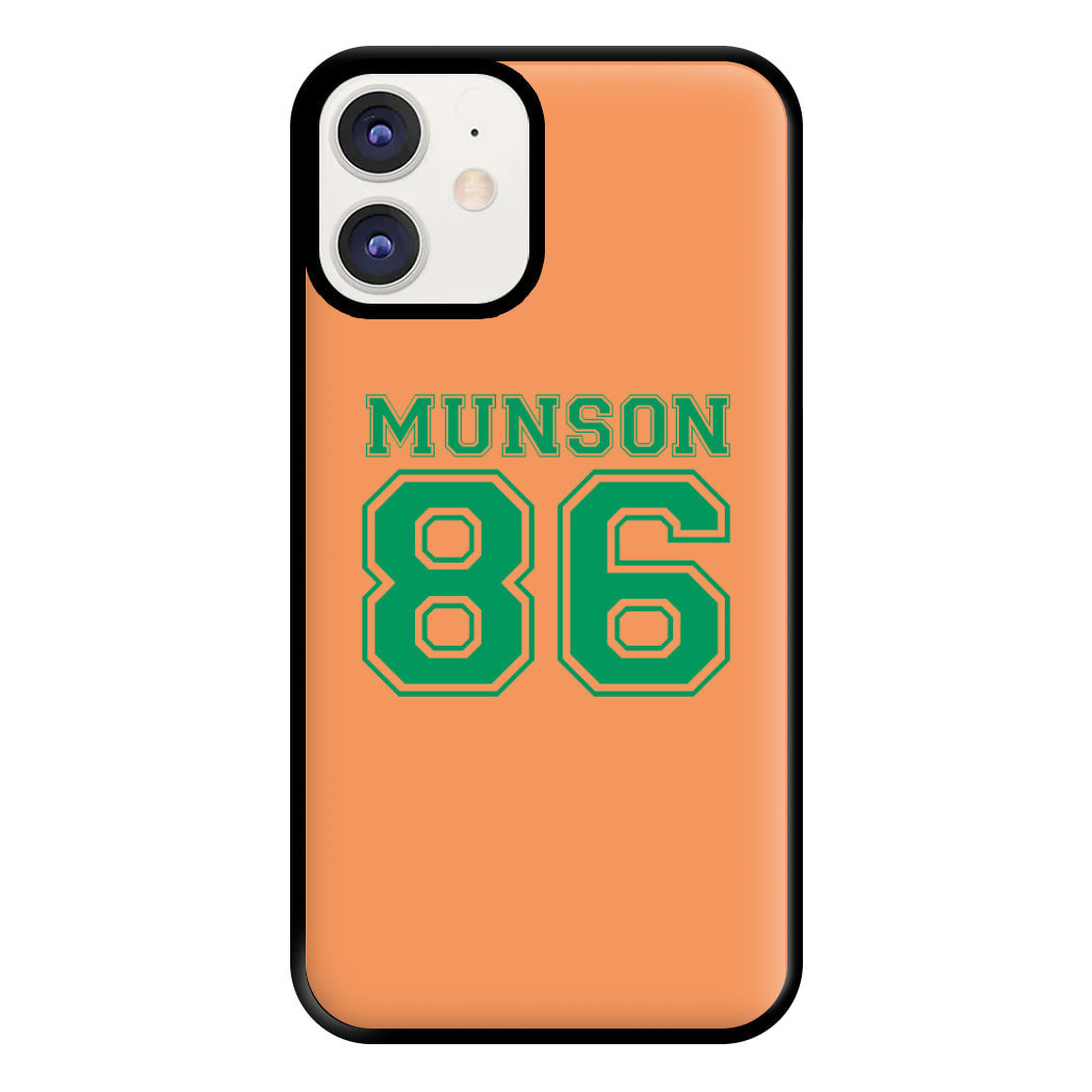 Munson 86 - Orange Phone Case for iPhone 11