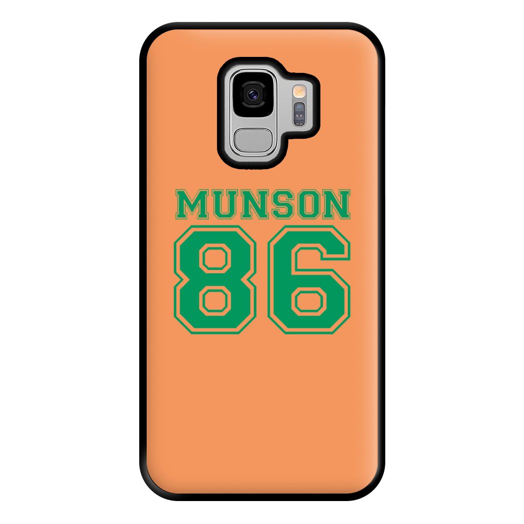 Munson 86 - Orange Phone Case for Galaxy S9 Plus