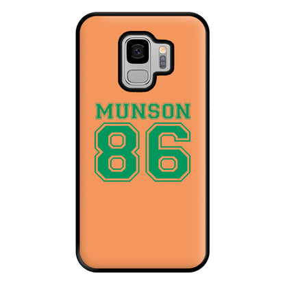 Munson 86 - Orange Phone Case for Galaxy S9 Plus