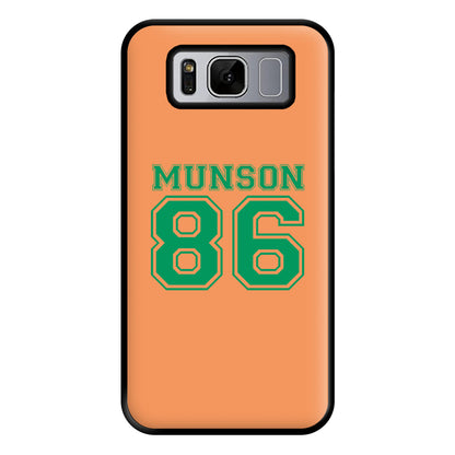 Munson 86 - Orange Phone Case for Galaxy S8 Plus