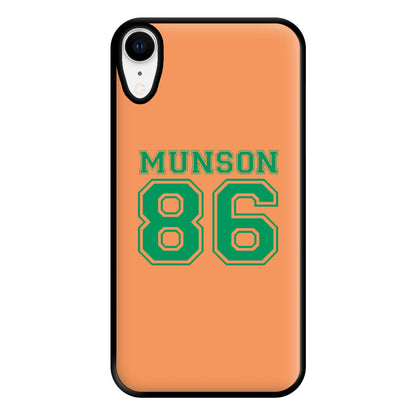 Munson 86 - Orange Phone Case for iPhone XR