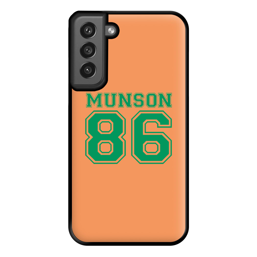 Munson 86 - Orange Phone Case for Galaxy S21FE