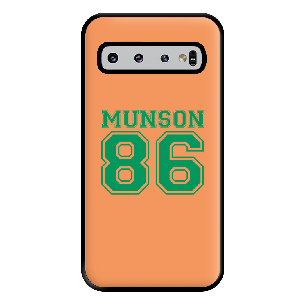 Munson 86 - Orange Phone Case for Galaxy S10 Plus