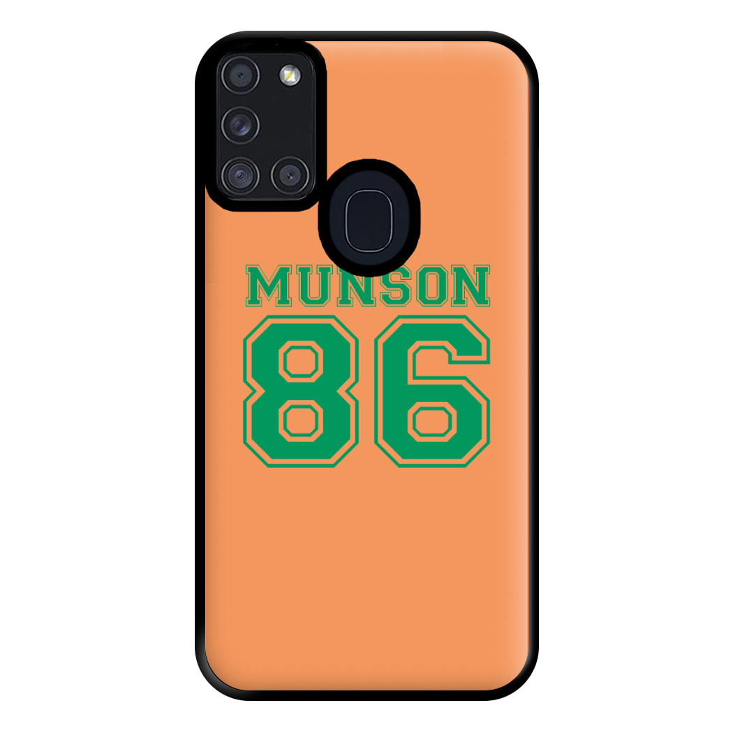 Munson 86 - Orange Phone Case for Galaxy A21s