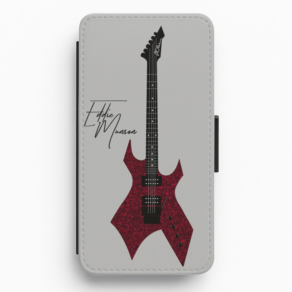 Eddie Munson Guitar Flip / Wallet Phone Case