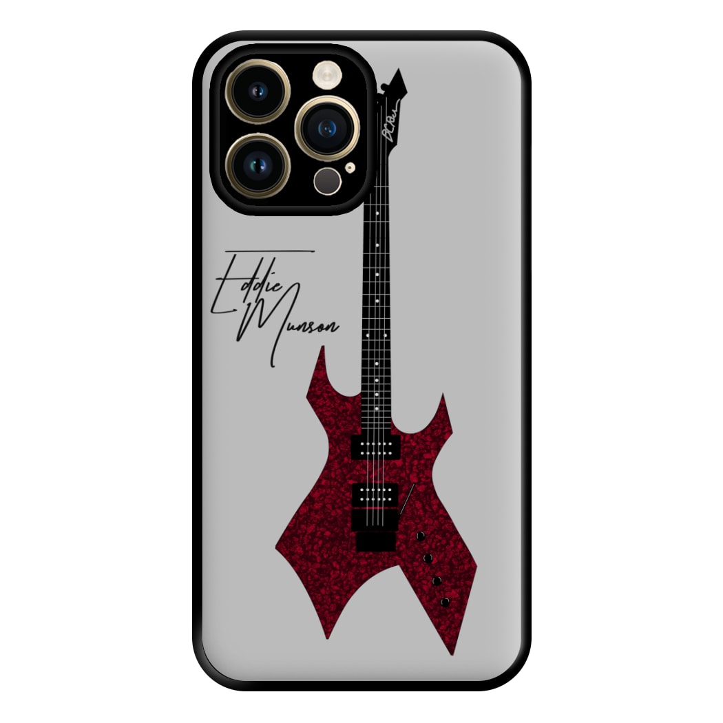 Eddie Munson Guitar Phone Case for iPhone 14 Pro Max