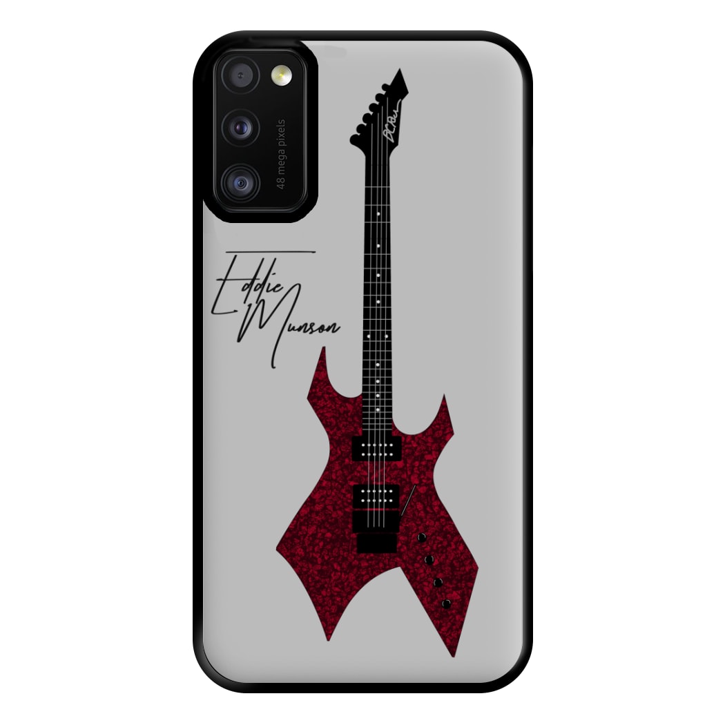 Eddie Munson Guitar Phone Case for Galaxy A41