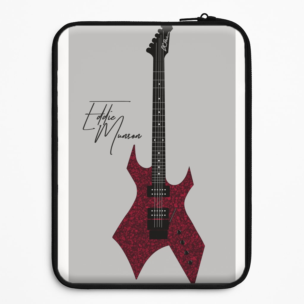 Eddie Munson Guitar Laptop Sleeve
