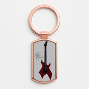Eddie Munson Guitar Luxury Keyring 4
