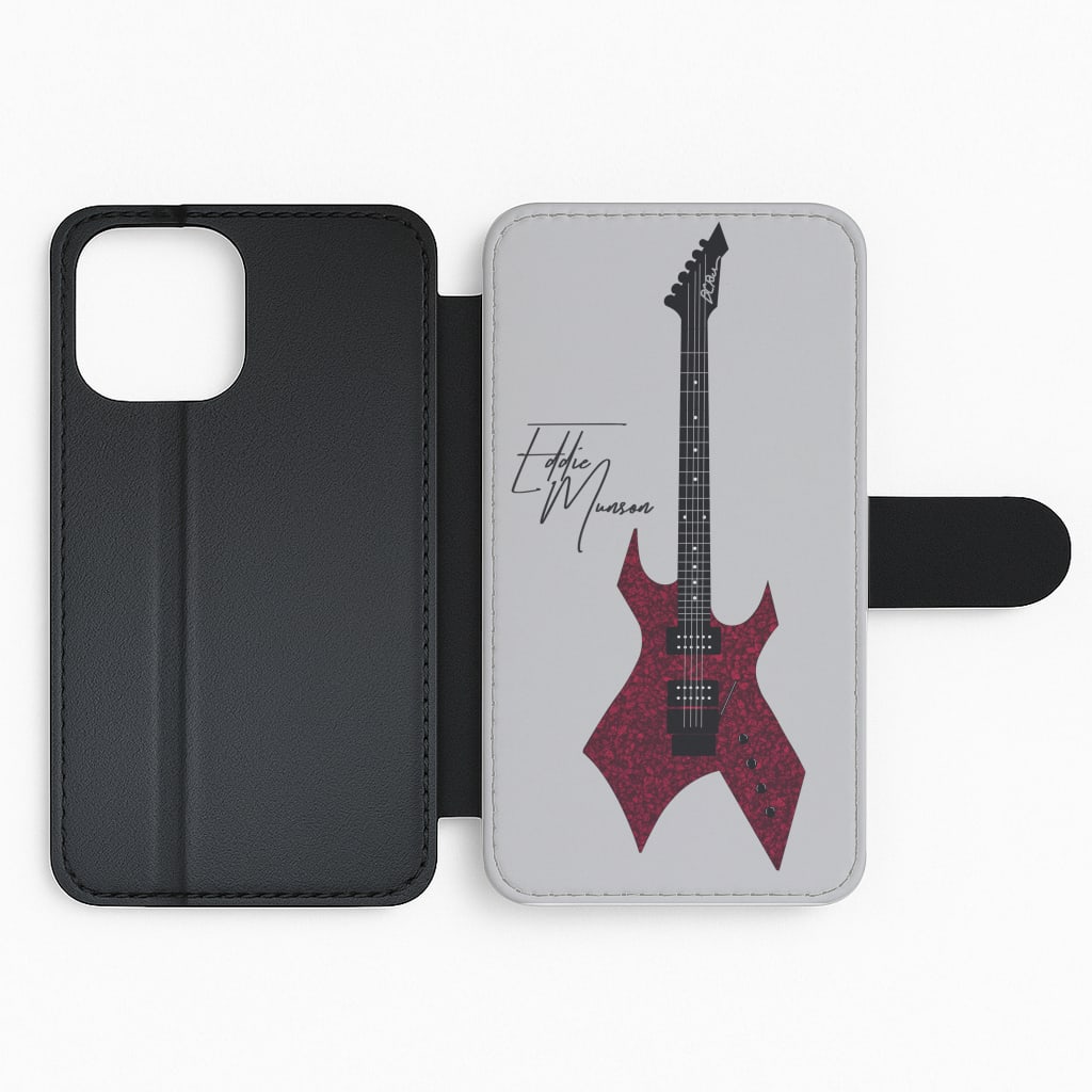 Eddie Munson Guitar Flip Phone Case