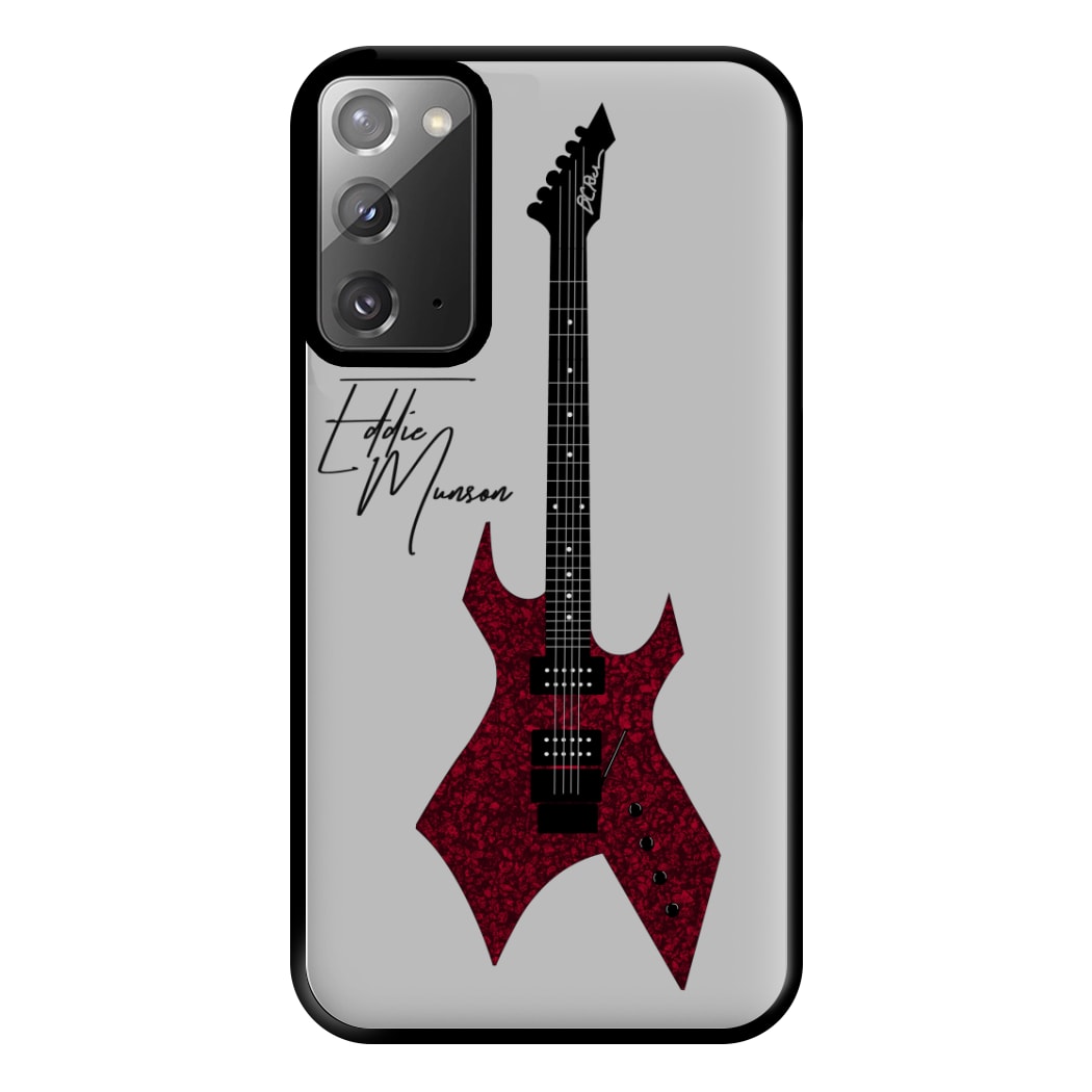 Eddie Munson Guitar Phone Case for Galaxy Note 20 Ultra