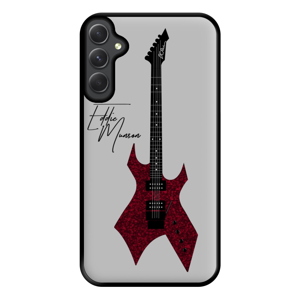 Eddie Munson Guitar Phone Case for Galaxy A14