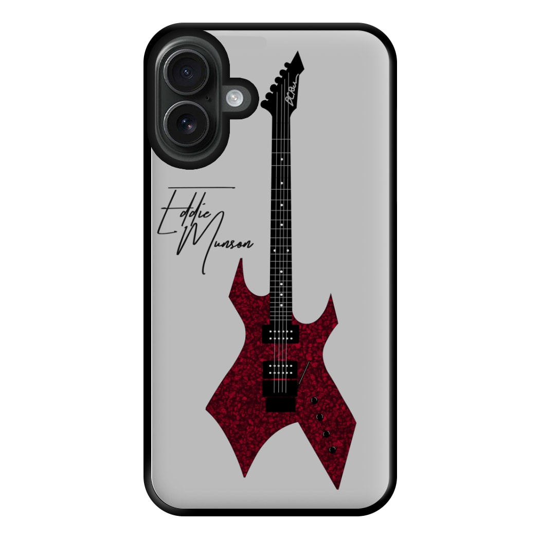 Eddie Munson Guitar Phone Case for iPhone 16 Plus